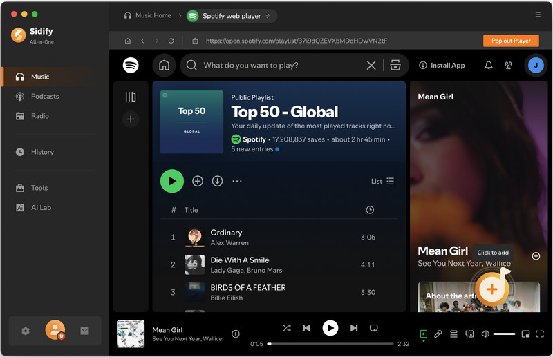 Sidify All-In-One Conversion Mode