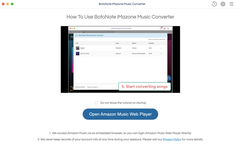 amazon music web player