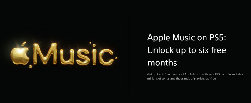 get 6 months of apple music free trial on ps5 