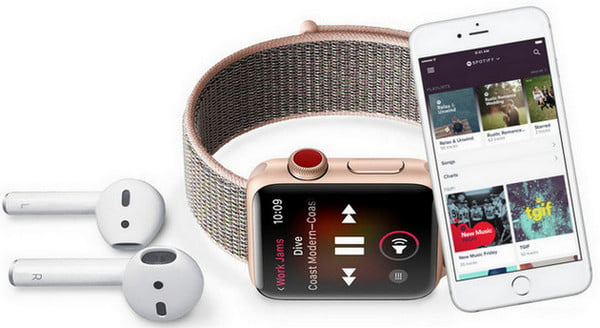 listen to music through apple watch