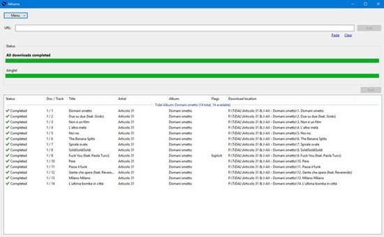 Athame tidal music downloader free