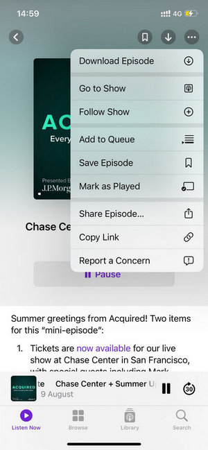 download apple podcasts on iphone