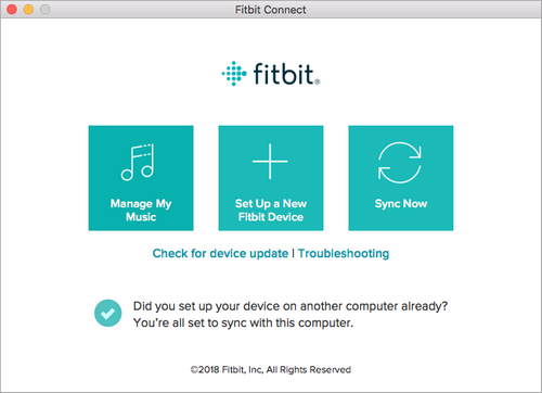 Transfer music to Fitbit Versa on Mac