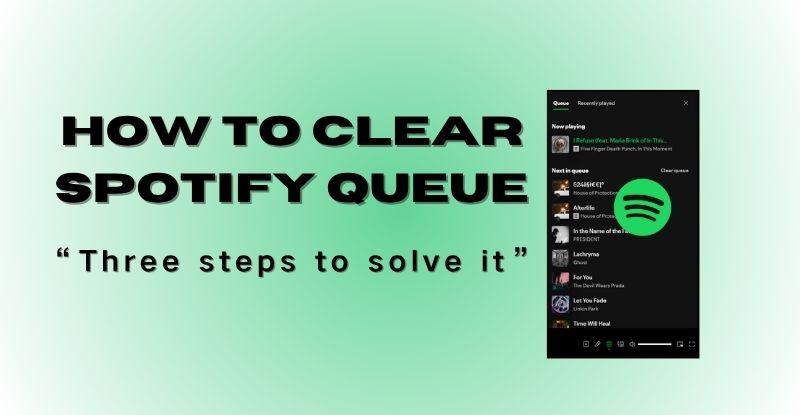 how to clear spotify queue