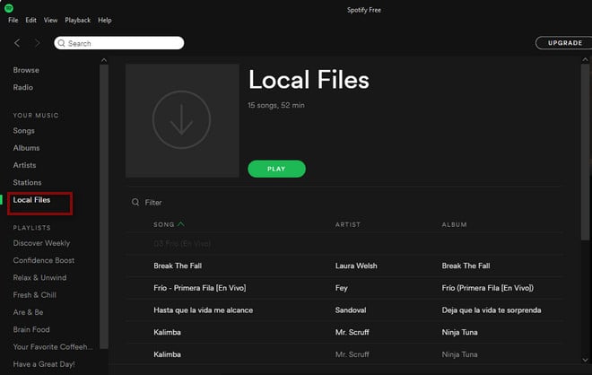 add music to spotify on mac