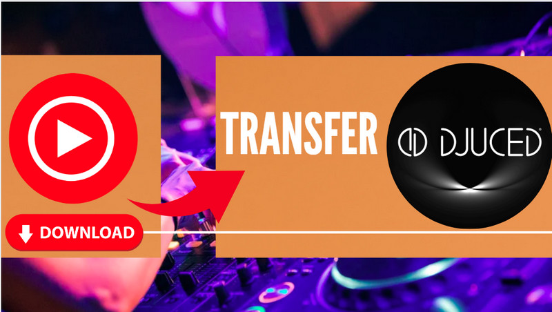 import youtube music to djuced
