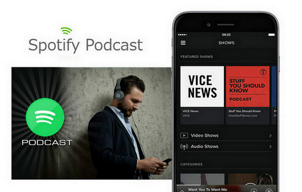 Download Spotify podcasts
