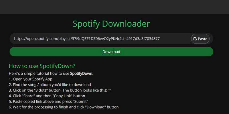 spotifydown online mp3 downloader