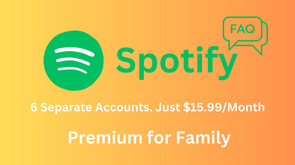 faqs about spotify premium family
