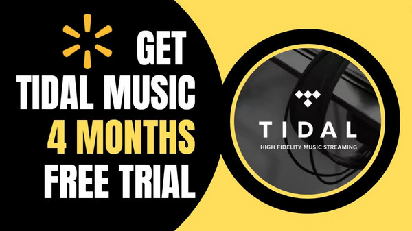 get tidal free trial for 4 months