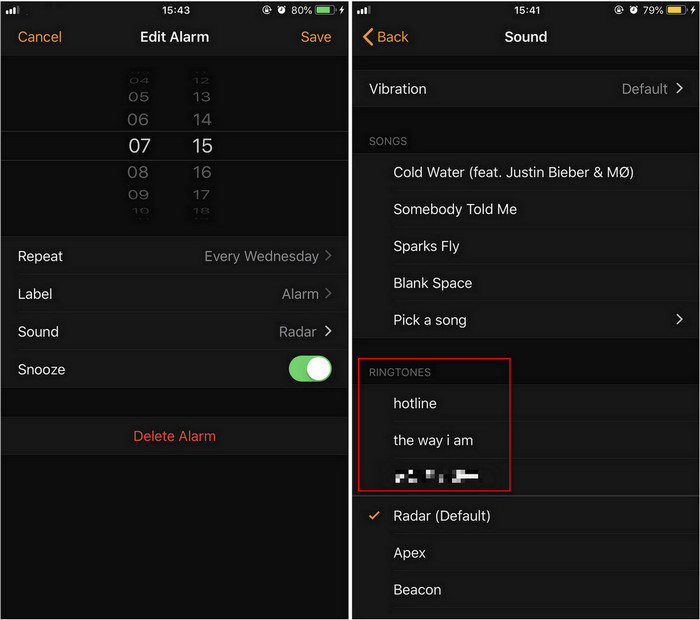 Imposta Spotify Music come suono di allarme per iPhone e Android