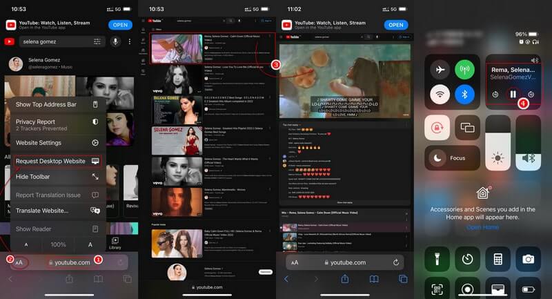play youtube music in the background on iphone and ipad