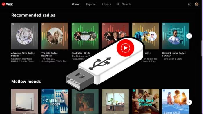 download youtube music to usb drive