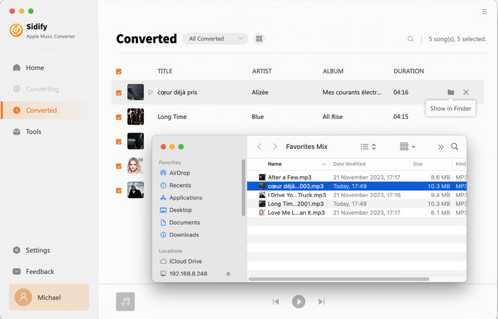 save apple music downloads to local computer
