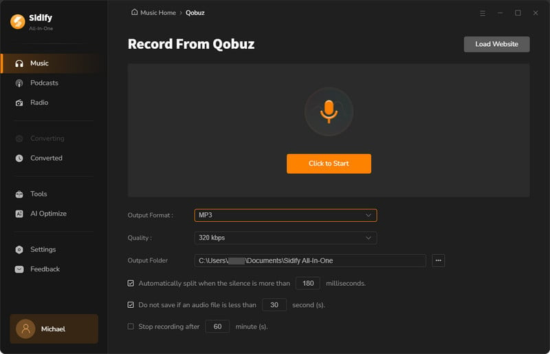 set up Qobuz download format