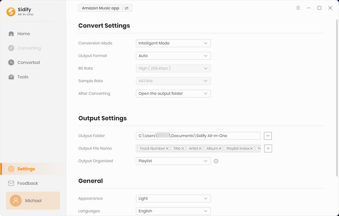 customize music download settings