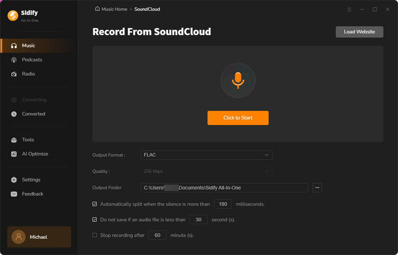 set up soundcloud download format