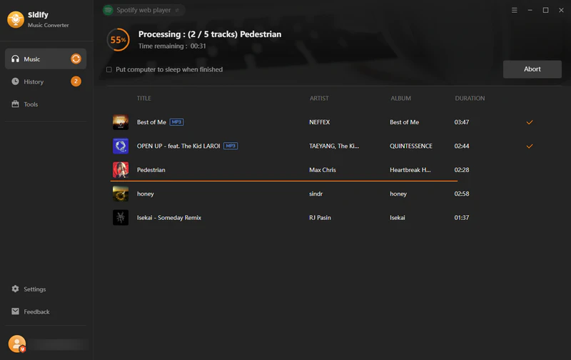 download music from spotify to computer