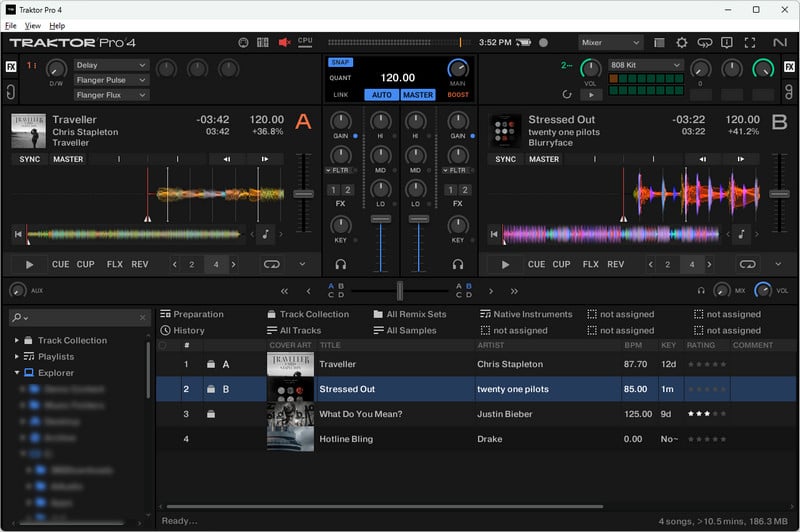 drag amazon music to traktor