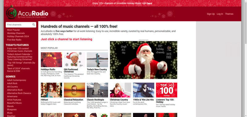 accuradio music site