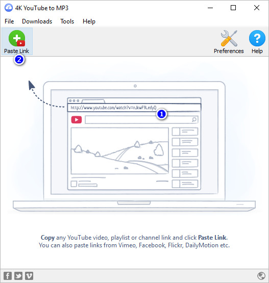 4K YouTube to MP3 Downloader